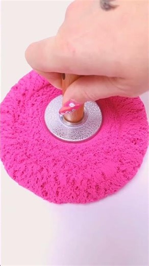 ASMR Pink YETI fur Very Satisfying Cool Sounds #kineticsand