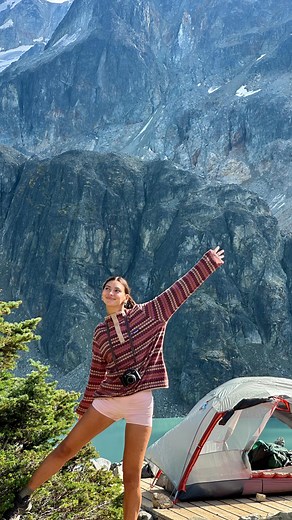 Cass’Van Advantures on Instagram: "It’s the climb️栗量 @soph.vantures Well would you camp here?️ Wedgemount Lake - Garibaldi Provincial Park️ #wedgemountlake #wedgemount #whistler #canadaroadtrip #hikewithme"