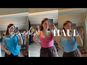 Sweden try on haul!! Clothes + more