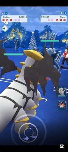 ❄️Giratina Vs Dialga, PVP Batalla de Dragones en Pokémon Go❄️ #Pokemongo #pokémon #short