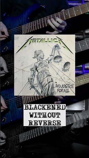 BLACKENED intro without reverse effect 🤓🎸🔥