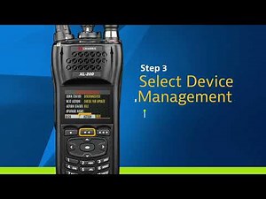 L3Harris XL Series handsets: How to connect to the device management server and check for updates