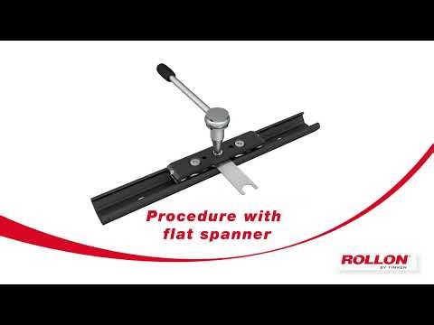 How to adjust the preload of X Rail linear guides sliders