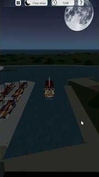 Dynamic Ship Simulator 3 Wolin - Puerto Ushuaia Timelapse #DSS3 #roblox #maritime #timelapse