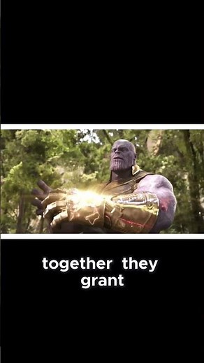 Infinity Gauntlet: Reality Obeys One Thought ✋ #marvel #mcu