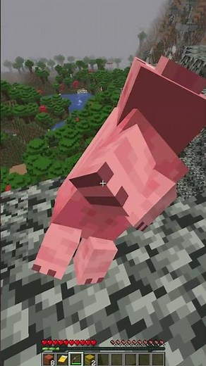 minecraft realistic pig physics