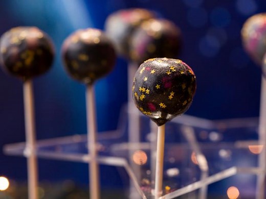 Galaxy Samoas Cake Pops