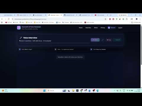An automated, AI-powered voice interview platform designed to screen math tutor candidates at scale.