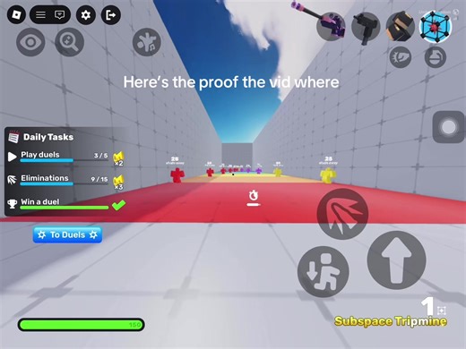 Here the proof the vid where I said rate trickshot it was not showing blue cause I shot fast press the shoot button fast so it did not show I had to hold so you see it turns blue #roblox #rivals #robloxrivals #fyp #viral