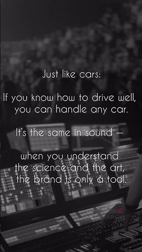 Live Sound Reinforcement: Beyond Brands and Boxes