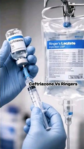 les voies d'administration et éviter d'utiliser le ceftriaxone au ringer lactate