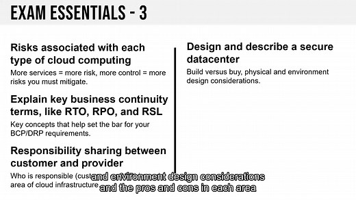 CCSP Exam Cram | 云安全认证教程 | 附字幕版