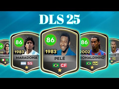 Classic Players In DLS 25 | Legends and Icons | Dream League Soccer 2025