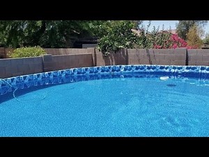 Overlapping Swimming Pool Liner Install Intex Coleman 22 x 52