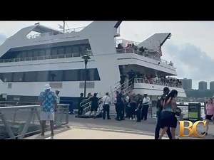 Mega-yacht with 400 passengers crashes into New York City dock, injuring nearly a dozen