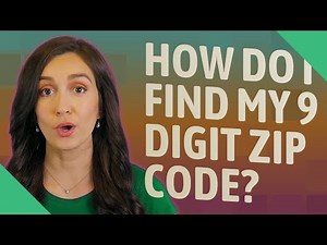 How do I find my 9 digit zip code?