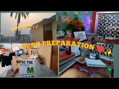 !! study with me 📚📖✨!! restart study ✨📚📖! BPSC preparation ❤️✨