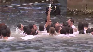 350K views · 2.2K reactions | EPIPHANY CROSS DIVE: 16-year-old Alexander Makris of New Port Richey retrieved the wooden cross at the 116th annual Epiphany Celebration in Tarpon Springs. It's the largest such celebration in the Western Hemisphere, and spectators were welcomed back this year after it was closed to the public last year due to the pandemic. STORY: https://bit.ly/3q007Pr | FOX 13 News - Tampa Bay | Facebook