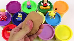 Play Doh Surprise Eggs Peppa Pig Tom and Jerry Frozen Lego Mickey Minions