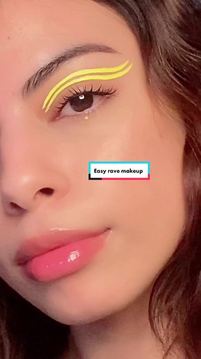 Easy Neon Rave Makeup Tutorial for EDC Weekend