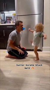 She can kick anything 😮 . . . #juniorkarate #toddlersoftkicks #kicker #karate #karatelove #karatekid | SportMartialArts.com
