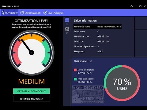 Optimize Your SSD Drive With SSD Fresh