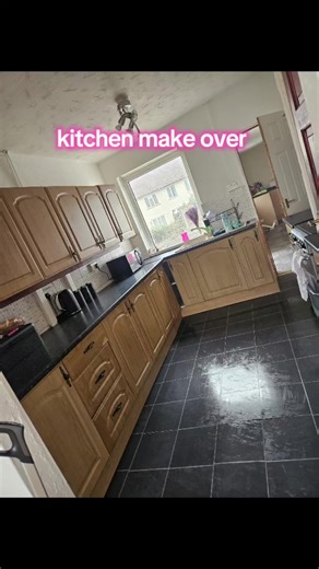 Transform Your Kitchen: First Coat of Paint on Tiles and Cupboards