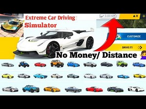 How to Unlock All the Cars😱 | Without MONEY or DISTANCE | Extreme Car Driving Simulator