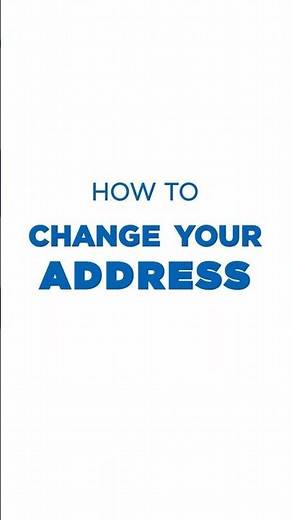 How to Change Your Address