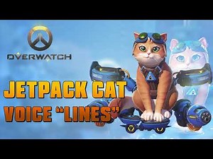 Overwatch: Jetpack Cat Voice Lines + Efforts