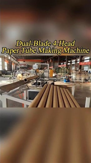 Custom Available Dual-Blade 4-head paper tube making machine