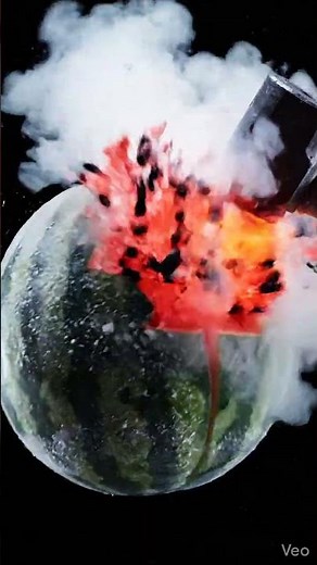 Fruit Experiment #20 - Don’t Blink...1000°C vs Frozen Watermelon… This Happened 😳🔥