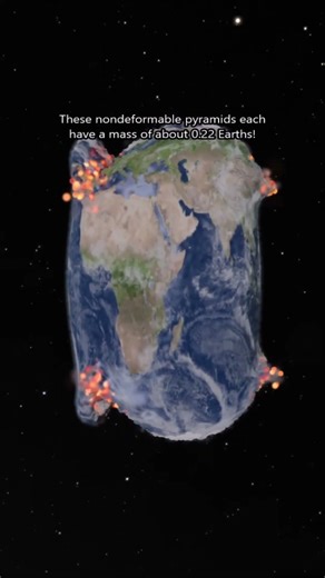 Earth Placed Between Two Pyramids? 😦🌍 #spacesim