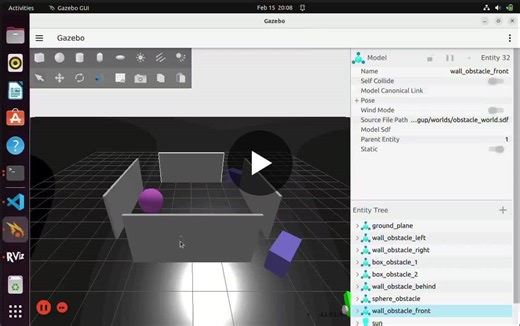 #ros2 #robotics #nav2 #gazebo #rviz #autonomousnavigation #engineering #deliveryrobots #simulation | Sanket Singh