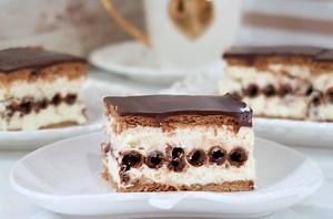 Ciasto Rurka - bez pieczenia, robi się w 15 minut, ciasto z rurkami