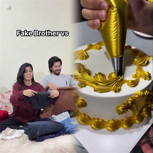 Fake vs Real Brother 🤣🏻 #shorts