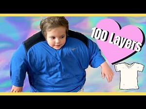 100 layers of shirts on my TODDLER!