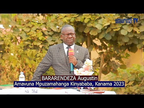 Ikibwirizwa kitaravugwa n'undi mubwiriza wese ku isi. BARARENDEZA Augustin @Amavuna Mpuzamahanga