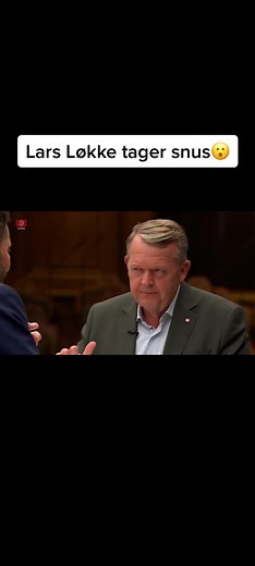Lars Løkke Snus Incident Explained
