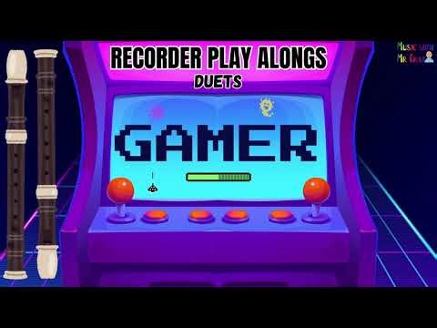 Recorder Duet play along - Gamer