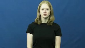 Watch how to sign 'growling' in American Sign Language.