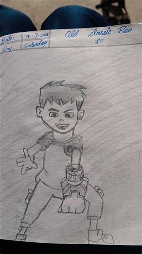 old classics ben Ten drawing