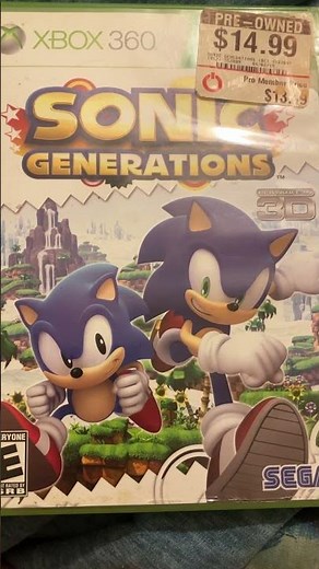 Every game I own #83 Sonic Generations (2011)