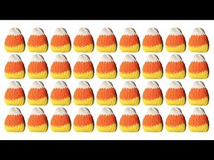 Easy Candy Corn Tutorial | 22 Pin Knitting Machine