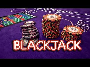 $17,000 Blackjack Massive Hit and RUN