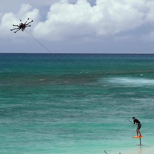 No Wind? Drone Kite 😉 | IKO International Kiteboarding Organization