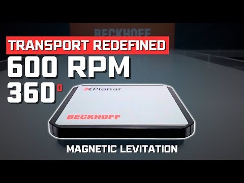 Revolutionary Magnetic Levitation Transport System By ‪@BeckhoffAutomation‬: Speed & Innovation!