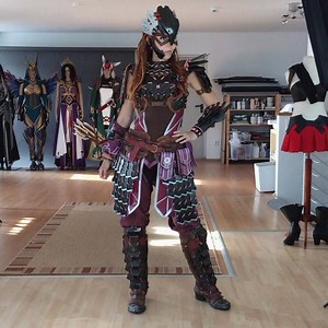 277K views · 12K reactions | Aloy Shadow Stalwart costume is DONE!!! After 3 months of work Benni and I can finally sleep again! Just the sharpshot bow is missing now! Thanks for all the help to Benni and his brother Blackmaskedfox (who 3D modeled the mask) and Guerrilla Games for making such an amazing game and character! This is clearly the hardest project we ever made and we're super proud of! ❤️❤️❤️ | Kamui Cosplay | Facebook