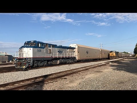 Amtrak Auto Train and SunRail In Sanford, FL