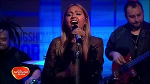 Jessica Mauboy performs her cover of Goanna's 1982 hit, 'Solid Rock', off the season two soundtrack for The Secret Daughter! #TMS7 FULL PERFORMANCE: https://au.tv.yahoo.com/plus7/the-morning-show/-/watch/37438434/jess-mauboy-performs-solid-rock/ | The Morning Show
